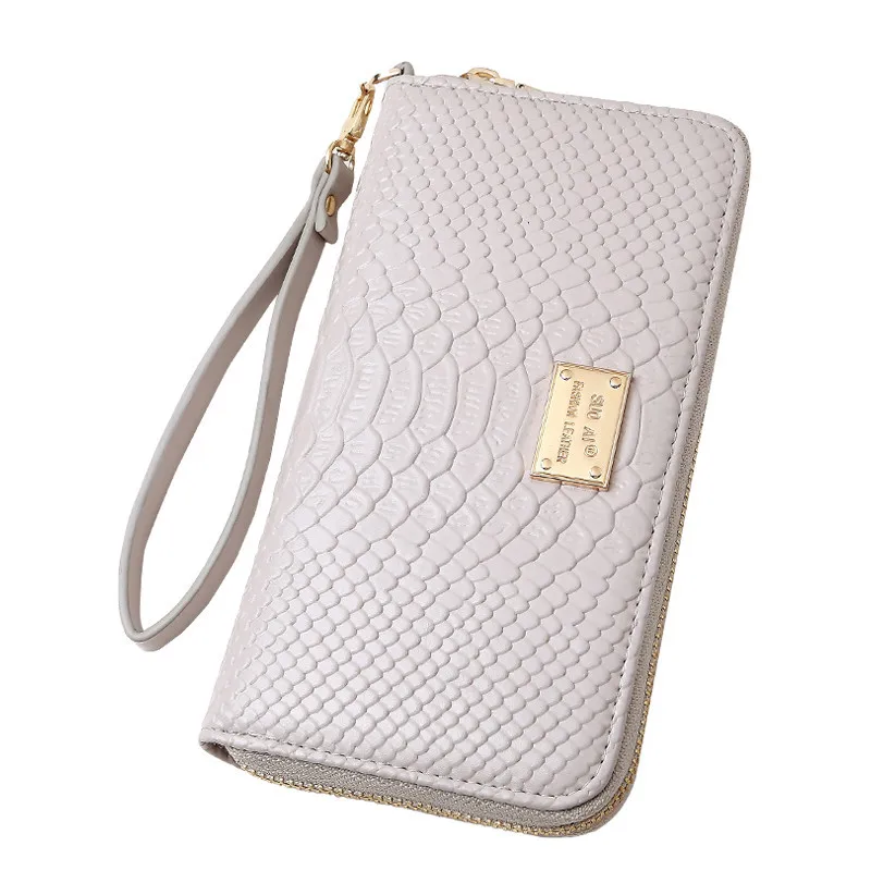 

2018 new women's zip zero wallet long bills