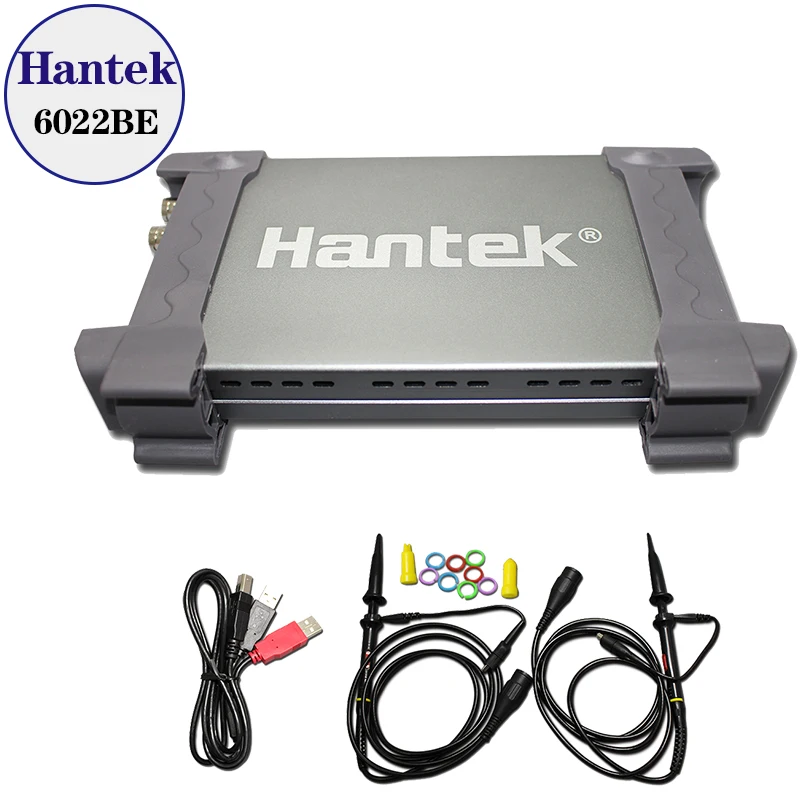 Цифровой осциллограф Hantek 6022BE на базе ПК, USB, 2 канала, 20 МГц, 48 MSA/s с оригинальной коробкой|usb digital storage oscilloscope|usb digital oscilloscopeoscilloscope agilent | АлиЭкспресс