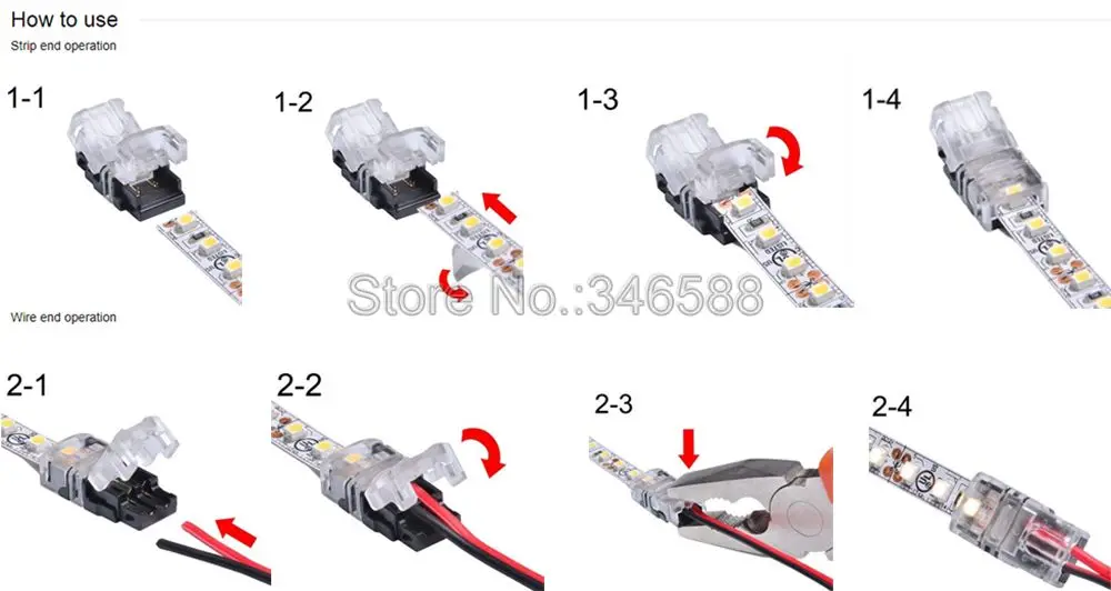 5 шт./лот 2Pin 3Pin 4Pin 5Pin светодиодные ленты Разъем для одного цвета RGB RGBW CCT цвет светодиодные ленты для подключения провода использовать терминалы