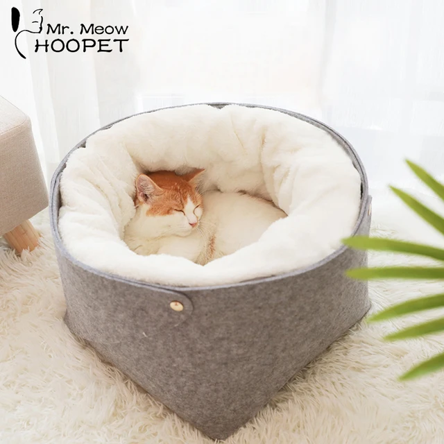 $US $16.43  Hoopet Cat Bed Cat House Pet Dog House for Cat Bench for Cats Cotton Pets Products Puppy Soft Comfo