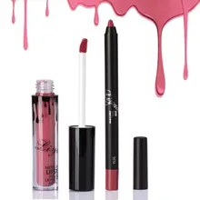 Фирменная Новинка жидкий матовый стойкий водостойкая помада карандаш для губ Красота макияж блеск для губ набор косметики для губ