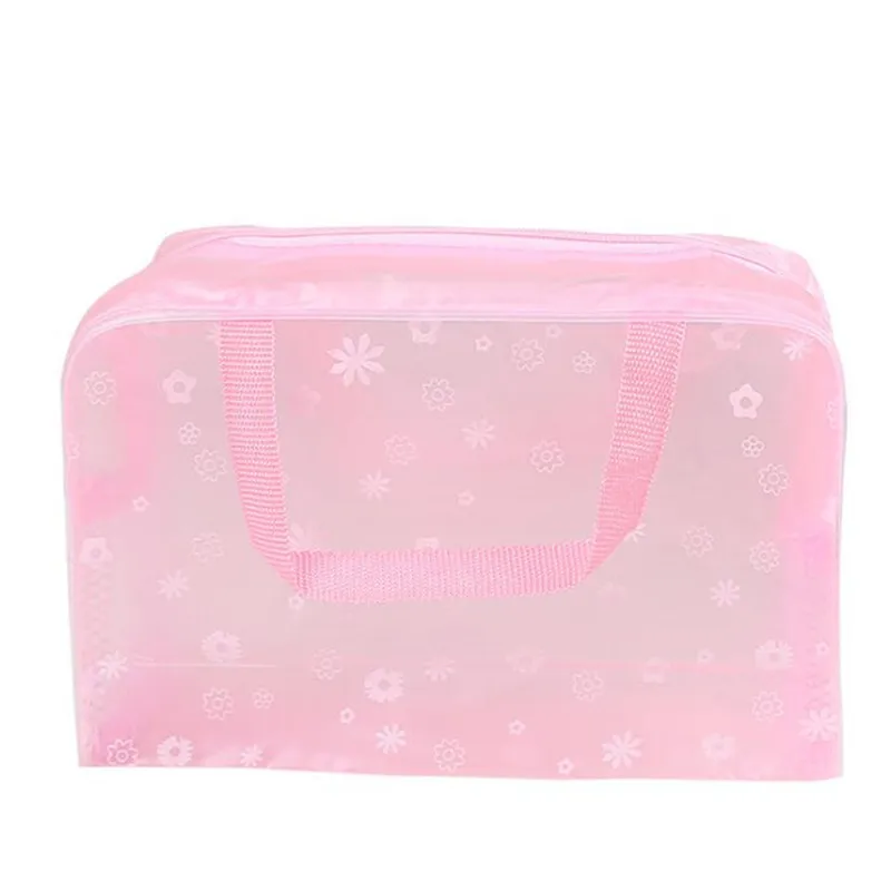 

Willow Valley 3pcs/pack Travel Cosmetic Bag Lightweight Zip Toiletry Kit Transparent PVC Waterproof Bath Organizer Wash Gargle