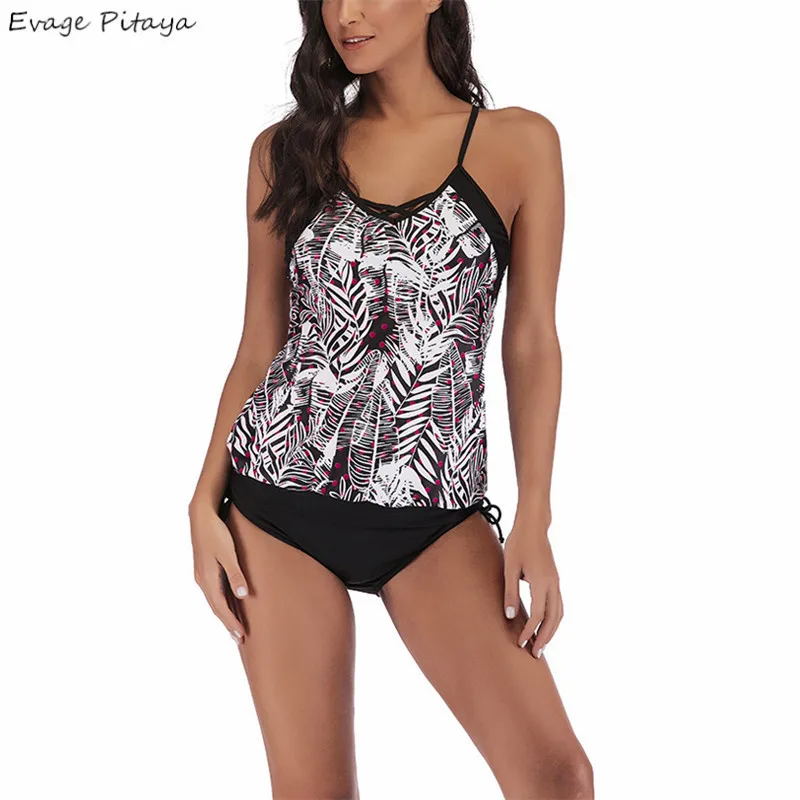 

Evage pitaya hot sale swimwear women 2019 bikinis sexy bikini set Large size Bandage Conservative backless mature sling bikini
