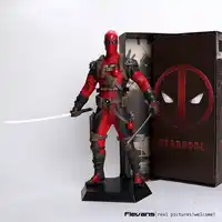 クレイジーおもちゃデッドプールpvcアクションフィギュアコレクタブルモデル玩具12 "30センチレッド/スリヴァーHRFG516