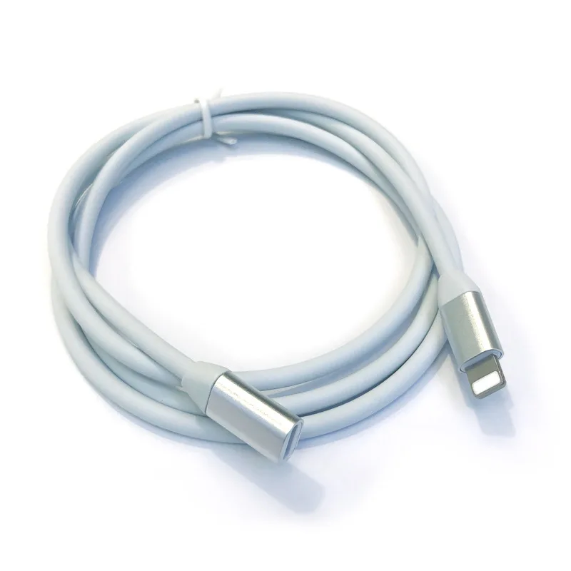 Skup Błyskawica kabel przedłużający do iphone a 11 Pro Max, Xs Max, Xr, 8 8 Plus 7, iPad Air, iPad Mini 8pin wideo danych Audio szybkie ładowanie