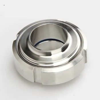 

Sanitary class SMS Union 32mm Pipe 304 Stainless Steel Circular thread pair welding thread thread with nc welding head