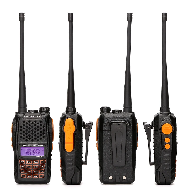 Двухдиапазонный двойной дисплей Baofeng UV-6R двухстороннее радио Ham Walkie Talkie uv 6r Pofung Walky Talky трансивер