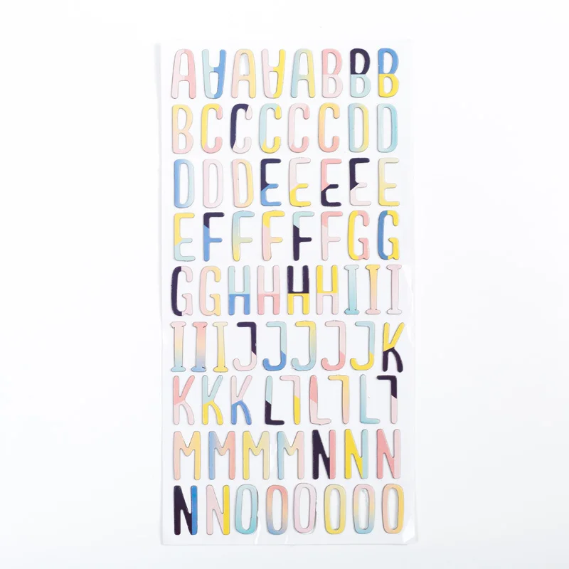 

Lovedoki mid summer hand made sticker planner decoration sticker Alphabet Stickers notebook diary diy accessories stationery