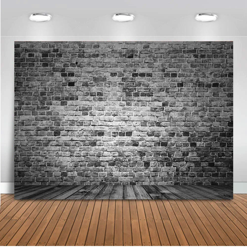 Кирпичный фон портретный для фотобудки студийный Фотофон фотографирования