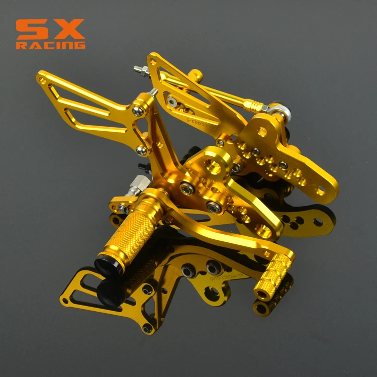 

Motorcycle Aluminum adjustable Billet Foot Pegs Foot Pedals Rest For SUZUKI GSXR1300 GSX1300R GSXR 1300 1999-2013