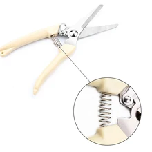 Straight shanks stainless steel gardening pruning shears garden grafting scissors fruit picking pruning tools garden scissors imported stainless steel pruning tools t fruit trees shears gardening tool garden multi tools pruning shears