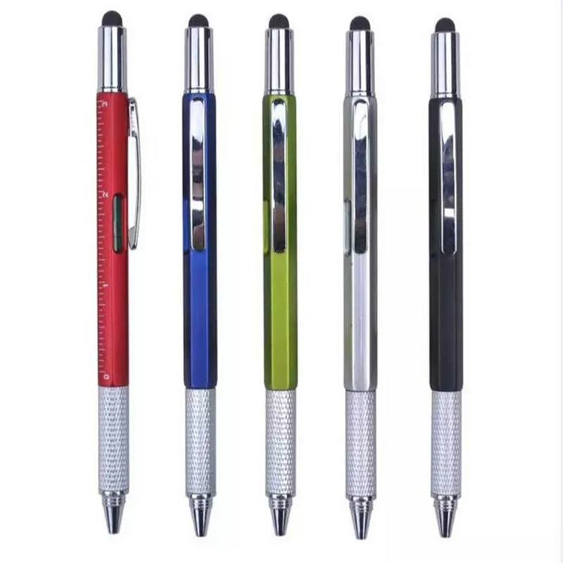 

1pc Novelty Multi-Function Screwdriver Ballpoint Pen Touch Screen Metal Gift Tool Pen Children Stationery School Office Supplies