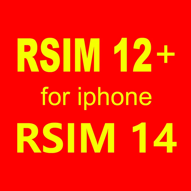 

5pcs/lot Newest RSIM12 SIM For iPhone R SIM 12