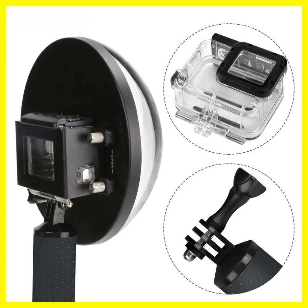 

2018 NEW Arrival Waterproof 6inch Diving Dome Port Fisheye Lens Hood Cover for GoPro Hero 5 6 7