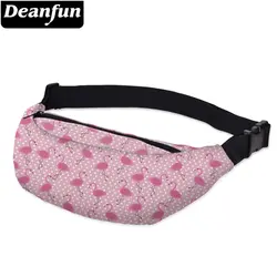 Deanfun поясные сумки Розовый Фламинго печати с молнией Для женщин бедра сумка для путешествий YB27