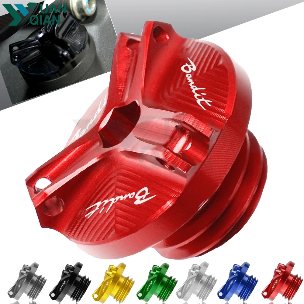 

Motorcycle Engine Oil Drain Plug Sump Nut Cup Plug Cover For Suzuki Bandit 1200/S 2001 2002 2004-2006 Bandit 1250/S/F 2006-2015