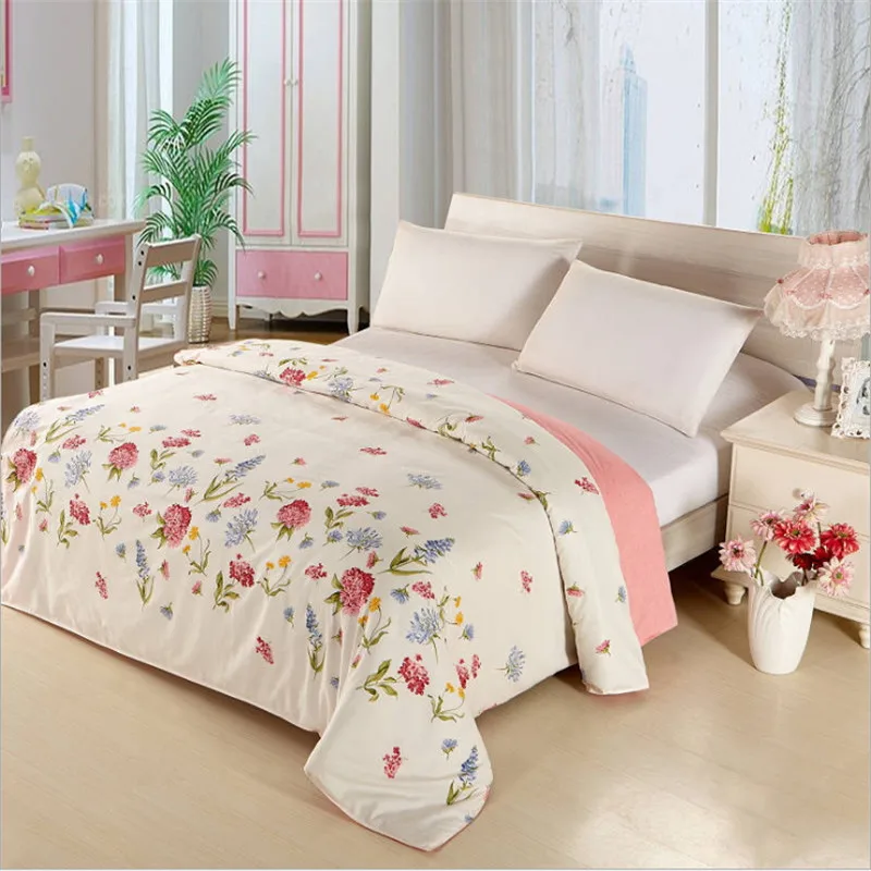 Buy Flower style high quality quilt covers/luxurious quilt 1pcs