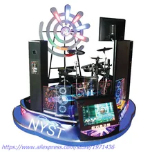 Hot Selling Amusement Equipment Coin Operated Music Jazz ELectronic Simulator Drum Game Machine