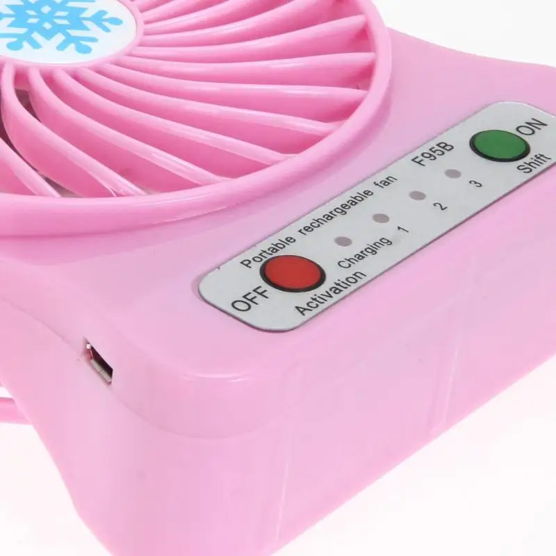 Portable Mini USB Li-ion Battery Rechargeable Multifunctional Fan