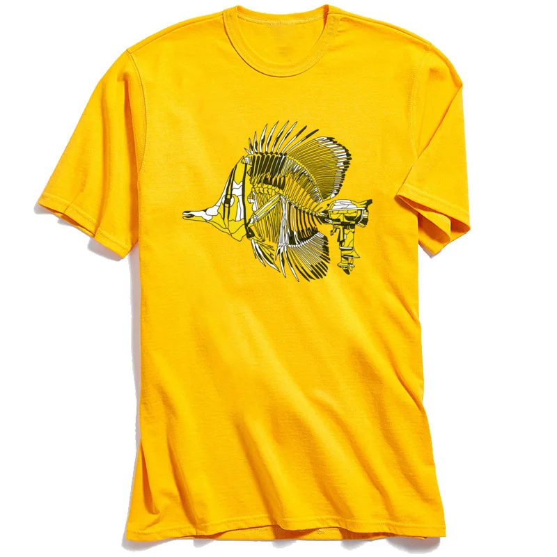 Crew Neck Smooth Sailor Pure Cotton Mens T Shirts Design Short Sleeve Tees New Arrival Casual T-Shirt Top Quality Smooth Sailor yellow