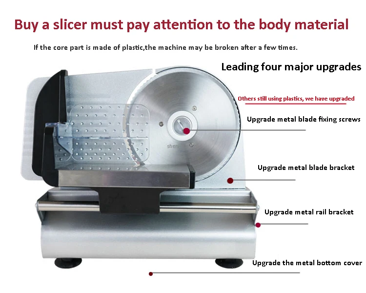 Баранины слайсер домашняя строгальная ГОВЯЖЬЯ рулон маленькая Коммерческая ГОВЯЖЬЯ резка мяса ломтик хлеб для тостов электрическая овощерезка для фруктов