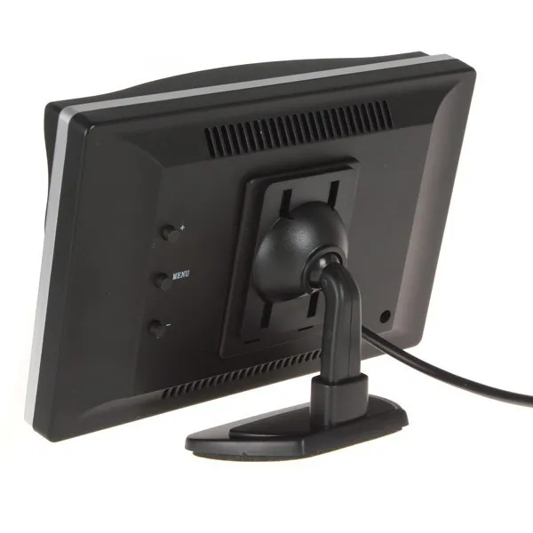 Free shipping 5 TFT LCD screen Car Monitor HD800*480 Car Reversing Parking Monitor with 2 video input,Rearview camera optional