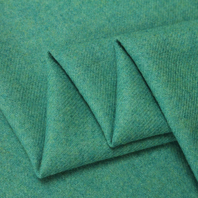 (50 cm/lot) tweed fabric for sewing pure wool fabrics woolen cloth