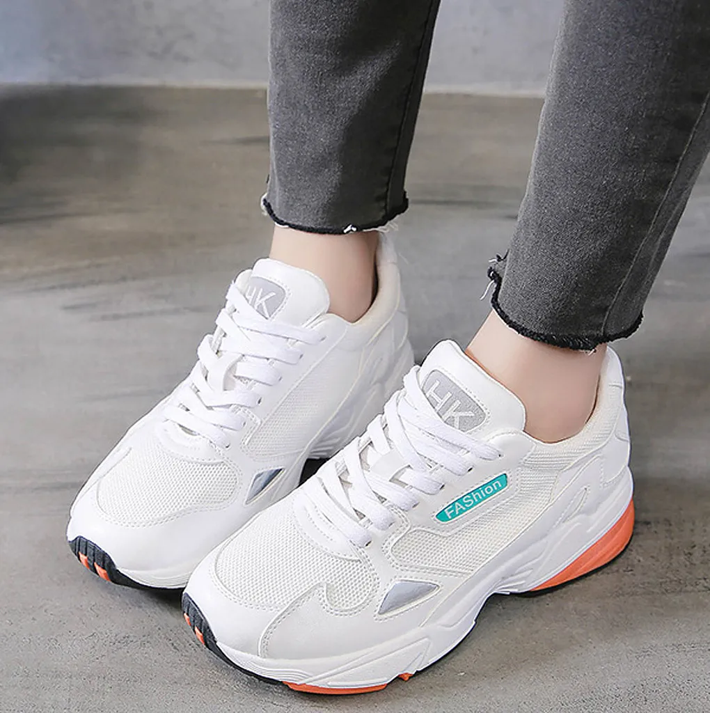 

Fashion women's running shoes Breathable and comfortable soft mesh sneakers Exercise Fitness GYM Walking jogging Los zapatos