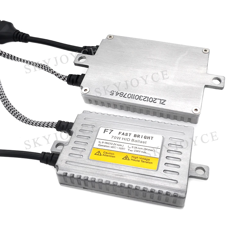 SKYJOYCE DLT F7 Быстрый Яркий Балласт Ксенон 70 Вт HID Комплект 4300K 6000K H7 H1 H11 HB3 HB4 D2H ксенон