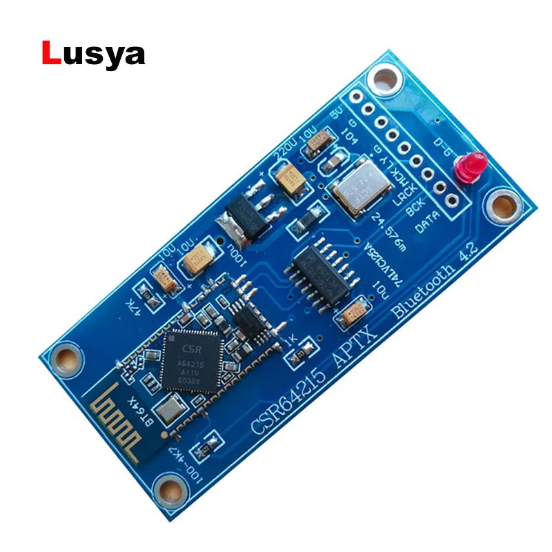 

CSR64215 Bluetooth 4.2 APTX I2S Auxiliary Board for ES9018 ES9028 ES9038 DAC Amplifier DIY DC4-6V T0338