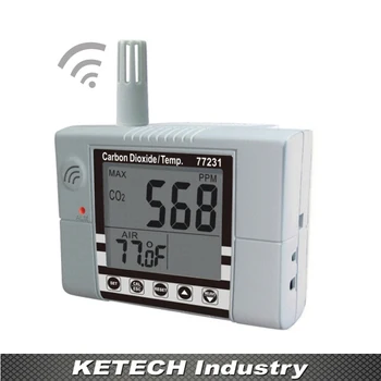 

Indoor Wallmount Air Quality Meter CO2 Temperature Monitor AZ77231