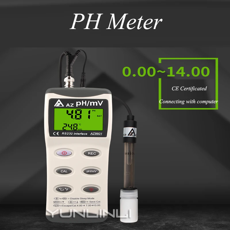 Highprecision Portable Industrial Water Ph Tester Ph Value Detector