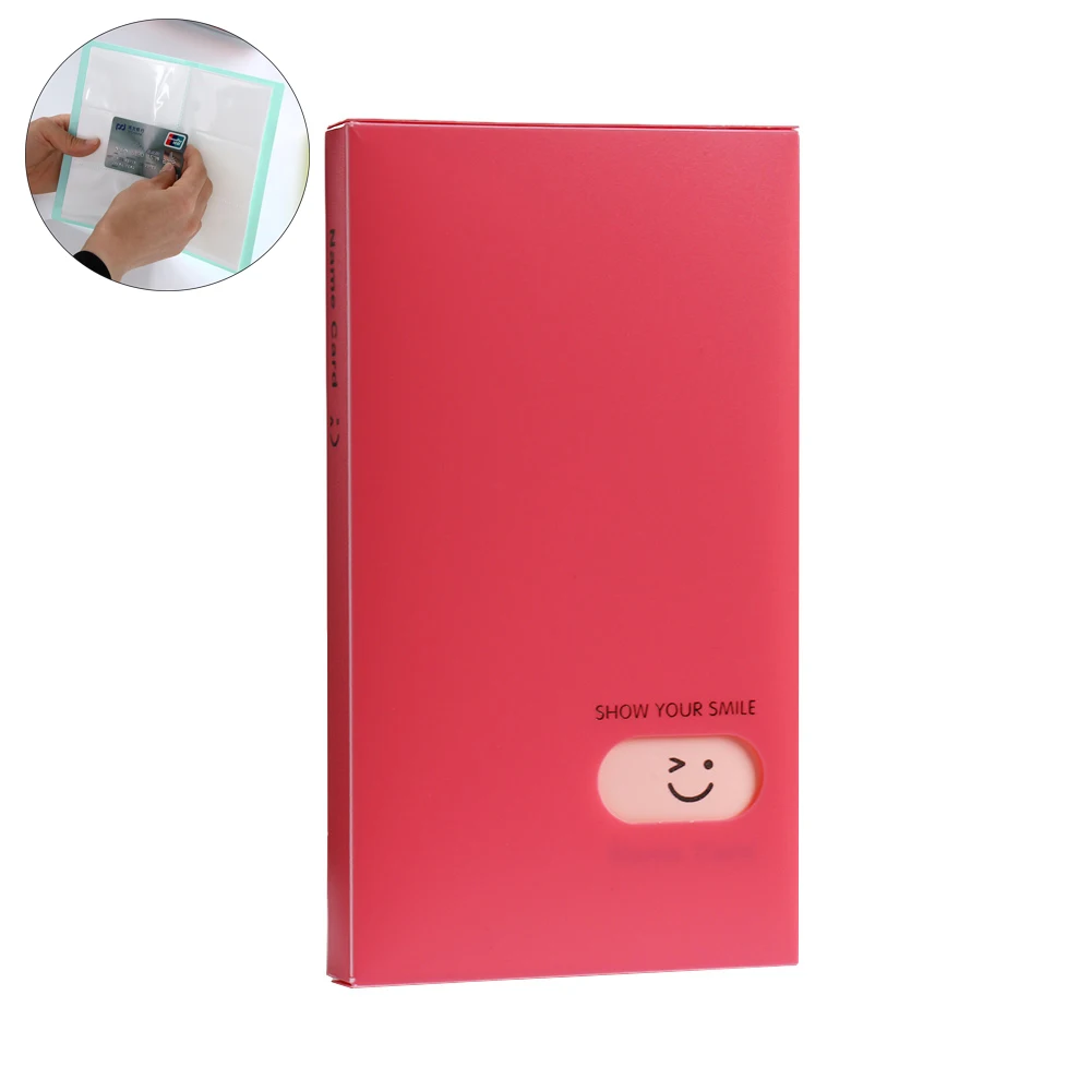 

2018 NEW 120 Pockets Woman Man Large Capacity Businees Office Photocard Name Card ID Holder For Ticket Collection Photo Album