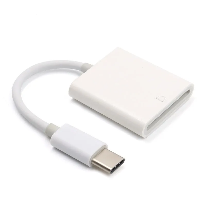 

SD Card Reader Camera Kit Type-C USB C OTG Card Reader Data Cable Compatible For Xiaomi 6 GALAXY S8 Macbook Pro
