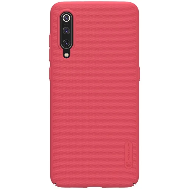 Красный Чехол для Xiaomi Mi 9 чехол для телефона Nillkin Super frosted shield твердый пластиковый чехол на заднюю панель чехол для телефона Xiaomi Mi 9 защитный чехол - Цвет: Красный