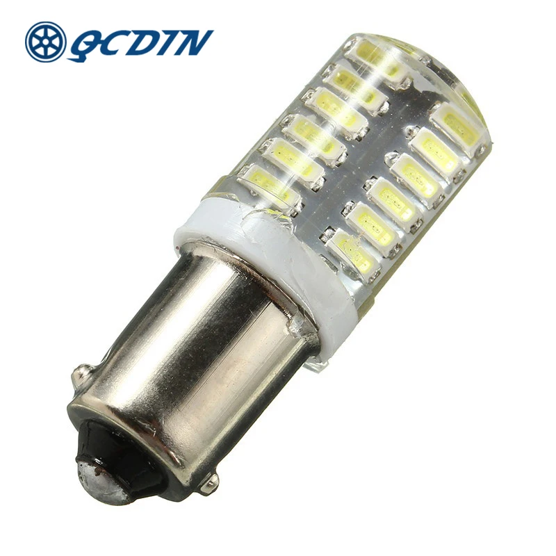 

QCDIN 2PCS Car Light 24 SMD 3014 LED Spotlight 360 Beam Angle 12V 2W Bulb Lamp White Ultra Bright Auto Clearance Lights