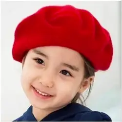 2018 Осенняя мода карамельный цвет прекрасный берет живописца Кепка Тыква классическая шляпа для девочек