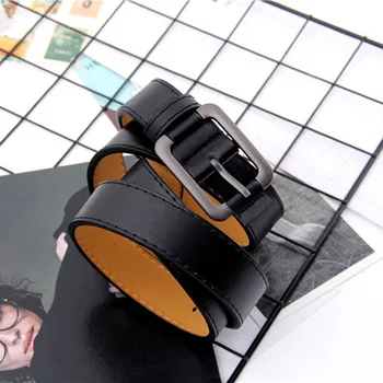 

Hot Sale Designer PU Leather Belts Casual Fashion Pin Buckle Men Women Unisex Leisure Waist Strap