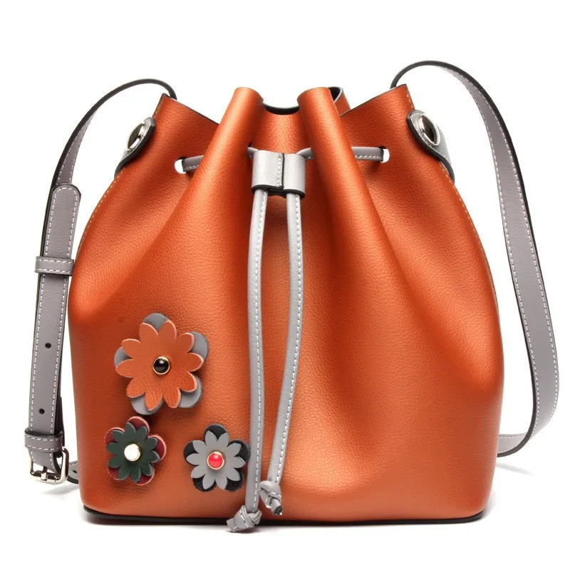 Women Leather Handbag Fashion Designer Female Messenger Shoulder Bag Ladies Flower Crossbody Bags Party Purse Sac A Main SS7368 (2)