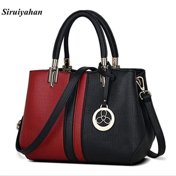 

Siruiyahan Fashion Brand Women Messenger Bags Patchwork Top Handbags Ladies Shoulder Woman Bags Handbags Saffiano Bolsa Feminina