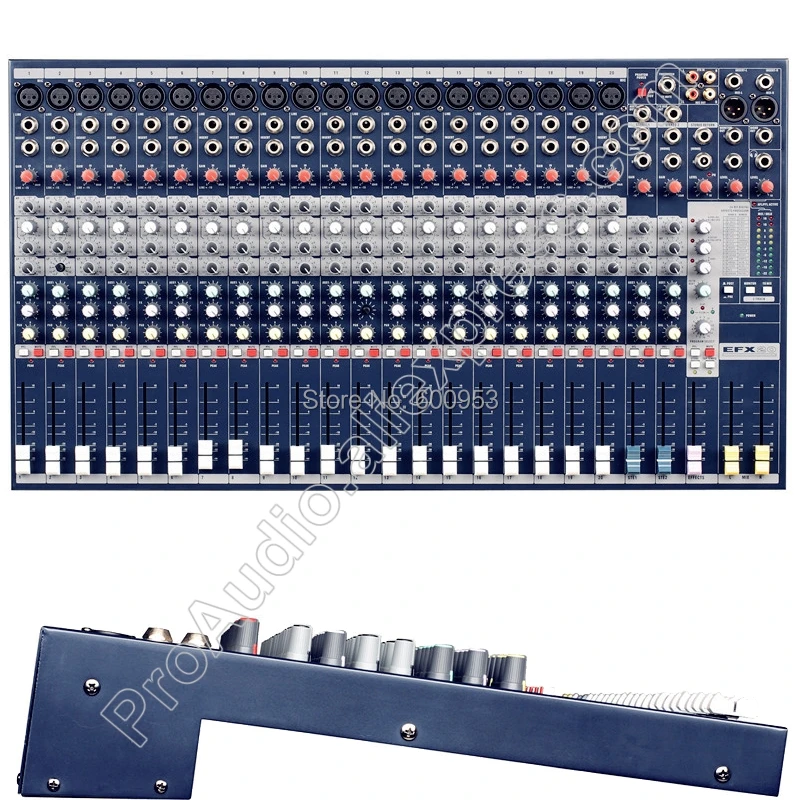 Professional EFX20 20 Channel Pro Karaoke Microphones Mixer 48V Sound Mixing Console Professional EFX20 20 Channel Pro Karaoke Microphones Mixer 48V Sound Mixing Console