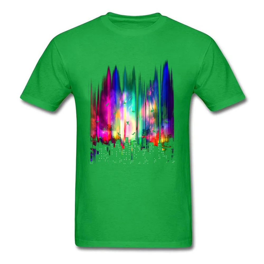 Feel Without Gravity Cotton Fabric Tops & Tees for Men Normal Tshirts Customized Designer Round Collar T-shirts Short Sleeve Feel Without Gravity green