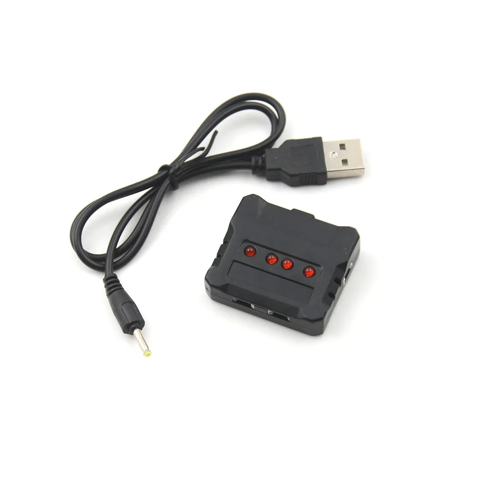 1pcs 3.7V Lipo Battery Adapter Charger USB Interface 4 in 1 350mah Wholesalein Parts