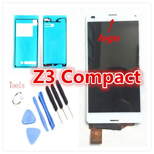 100 original For Sony Z3Mini Z3 Compact D5833 LCD Display With Touch Screen Digitizer assembly Black