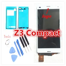 100 original For Sony Z3Mini Z3 Compact D5833 LCD Display With Touch Screen Digitizer assembly Black