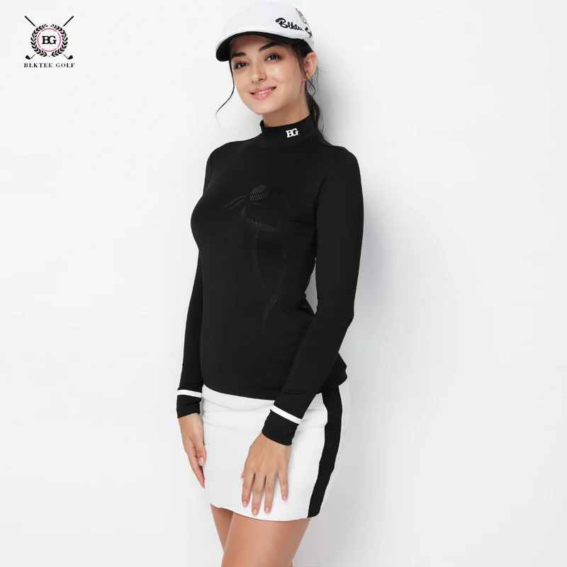 

BG New Autumn and Winter Golf Apparel Women's Long-Sleeved T-shirt Ladies Stretch Tight Warm Bottoming Shirt Women Shirts