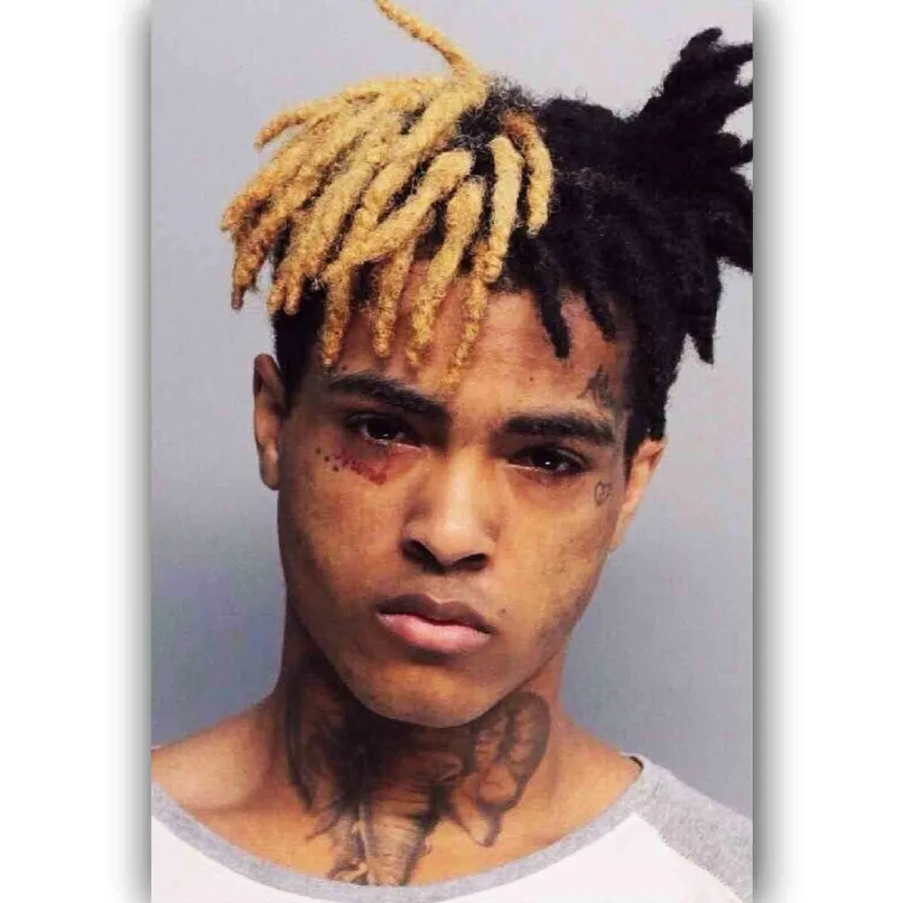 Художественная печать Новая XXXTentacion пользовательский рэп хип хоп музыка звезда