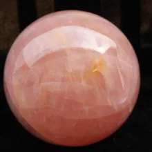 Ddh001476 Природный розовый кварц хрустальный шар ИСЦЕЛЕНИЕ 80 мм