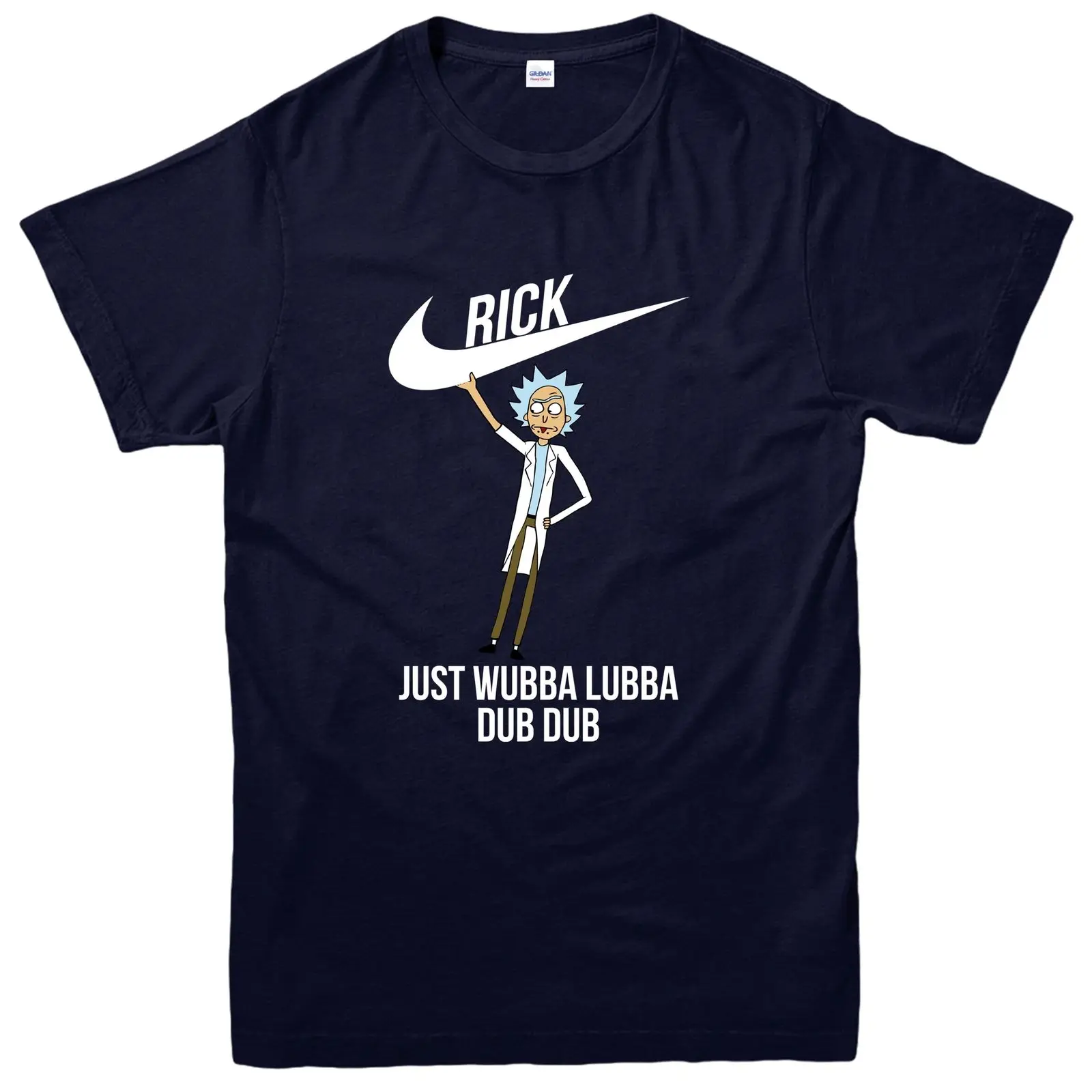 

Rick And Morty T-Shirt, Just Wubba Lubba Dub Dub Rick Spoof Tee Top Free shipping Harajuku Tops t shirt Fashion Classic Unique