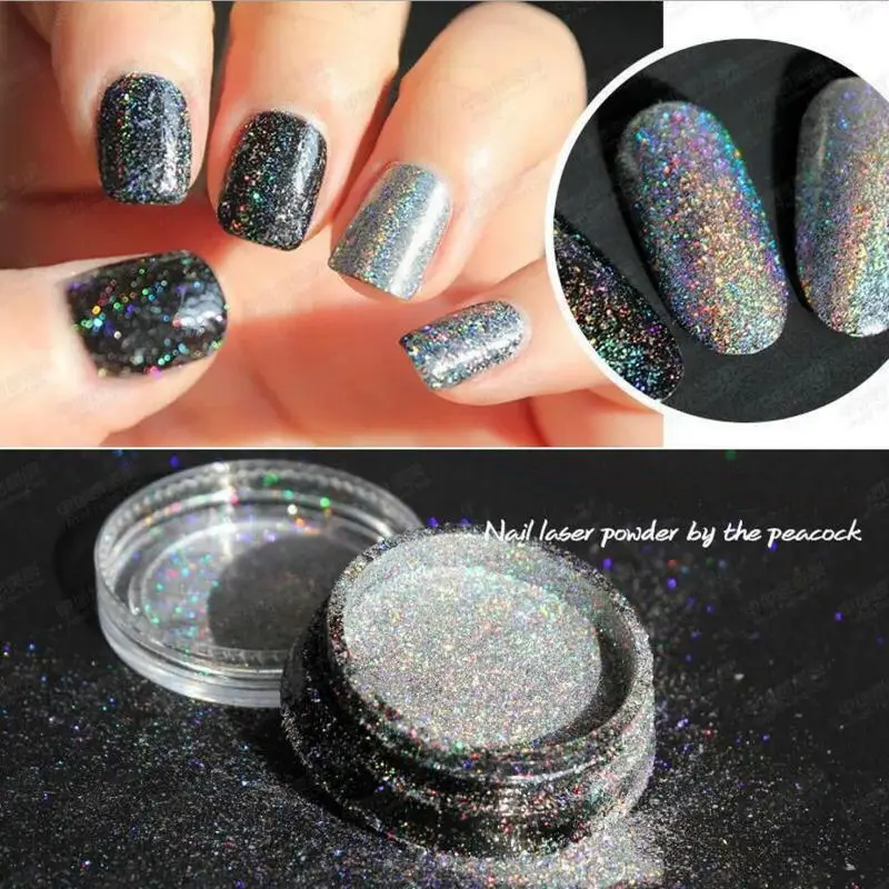 1g Prism Holo Powders Handmade Resin Jewelry Decor Craft Glitter Laser Rainbow Powders Galaxy Nail Art Dust